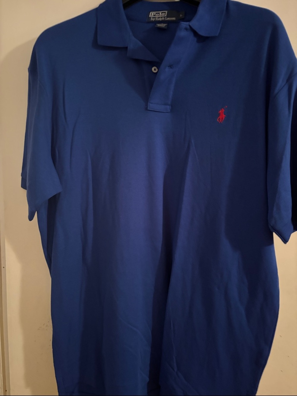Polo by Ralph Lauren Royal Blue Polo with Red Pony Logo